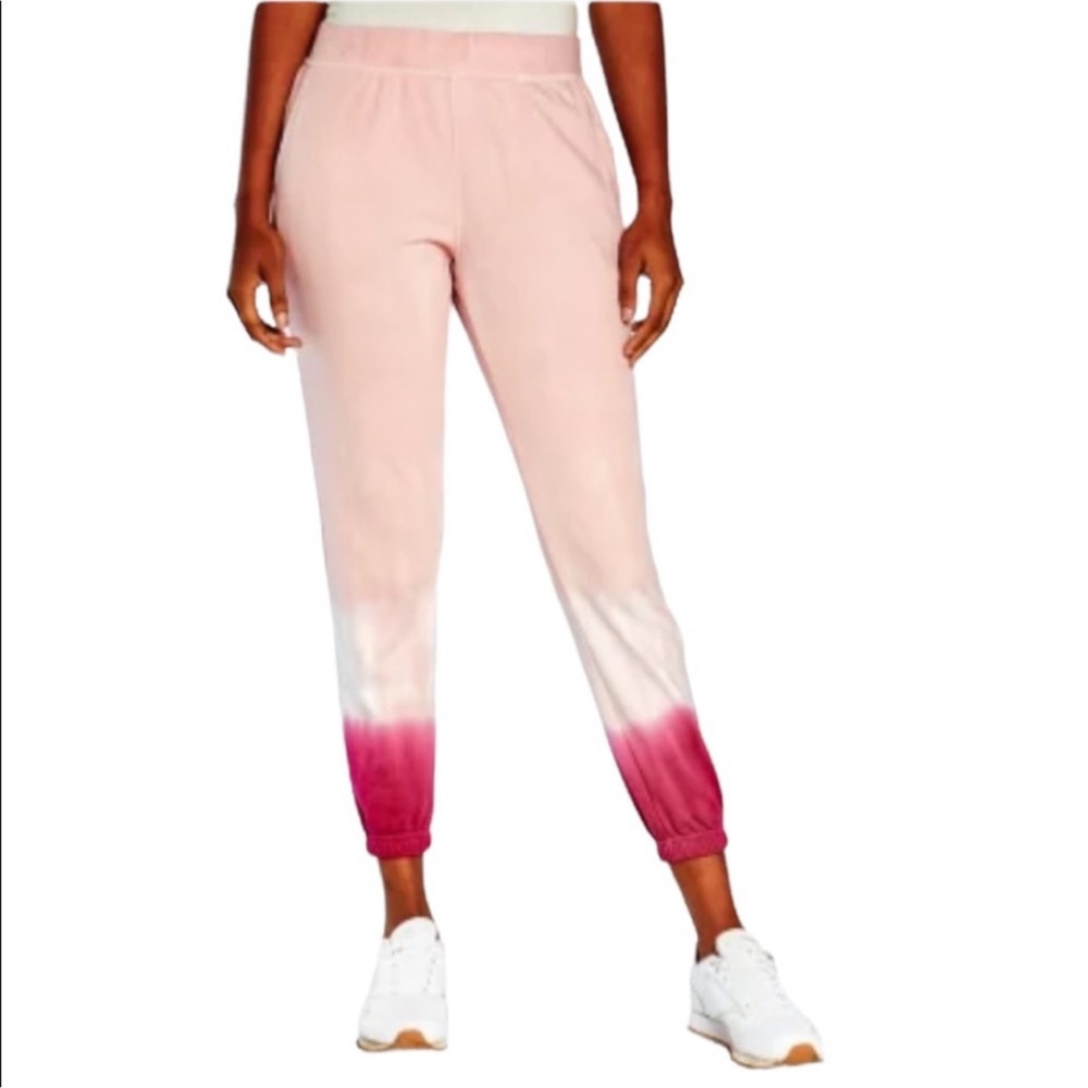 Wildfox XXL Olivia Pink Tie-Dye Relaxed Fit Jogger Pants NWT